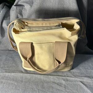 Stylish Cream Crossbody Bag